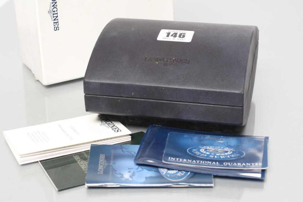 A GENTLEMAN'S LONGINES "CALIBRE 541 CHRONOGRAPH SPORT WING" WRISTWATCH Image