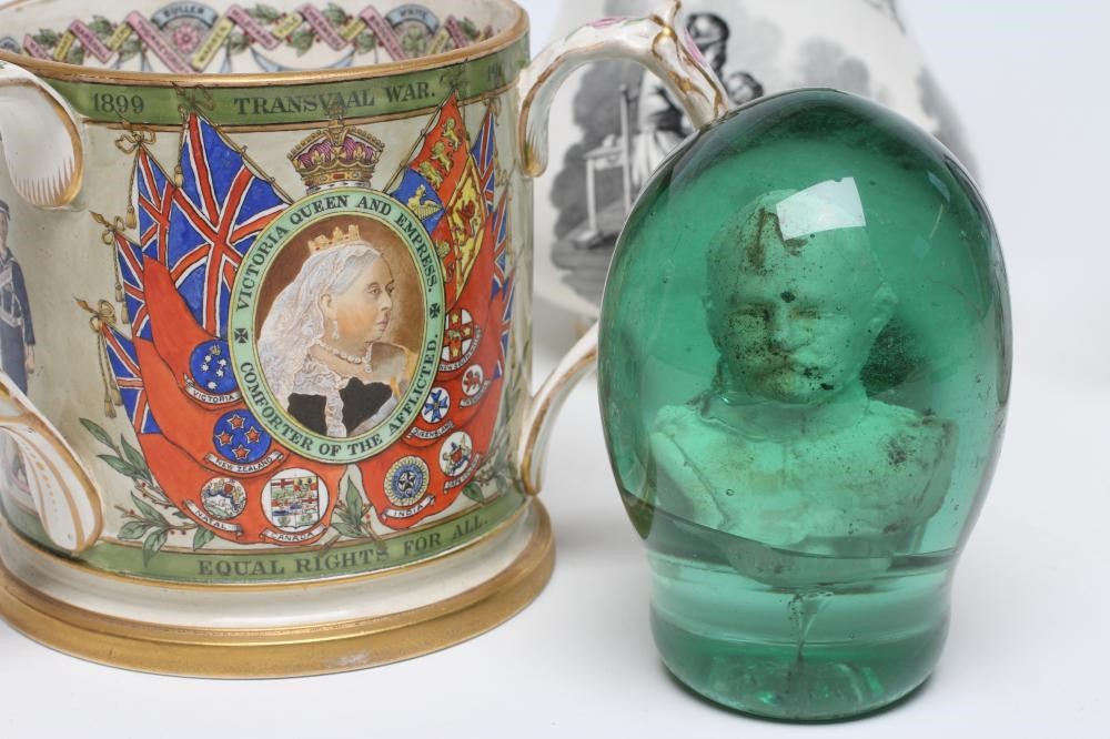 OF CRIMEAN AND TRANSVAAL WAR INTEREST - a Samuel Alcock & Co. Hill Pottery (Burslem) "Royal Image