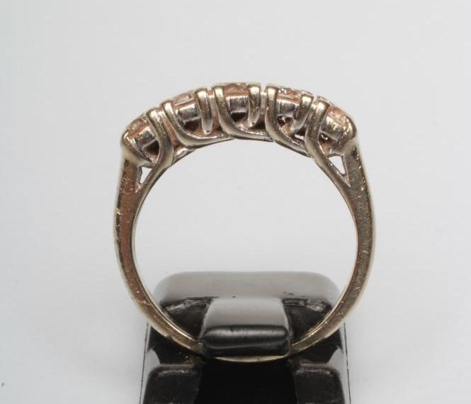 A FIVE STONE DIAMOND RING Image