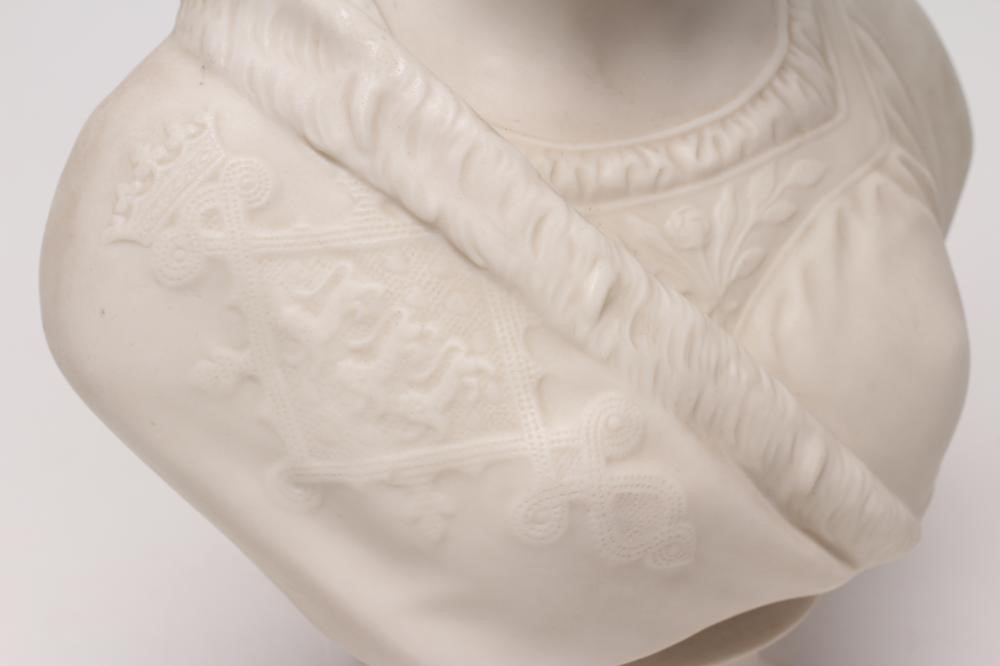 "PRINCESS ALEXANDRA" - a Copeland "Palace Art Union" parian bust designed by F.M. Miller Image