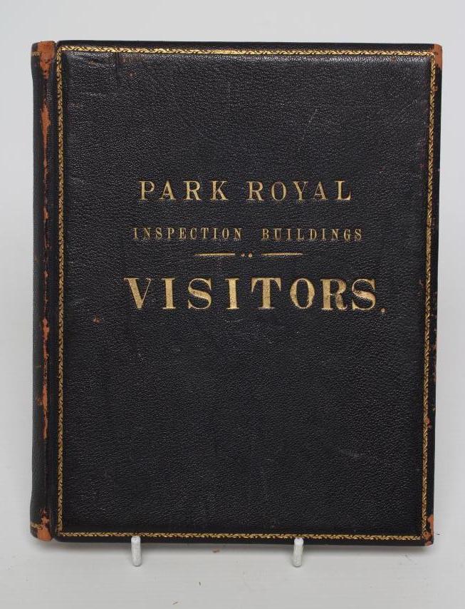 PARK ROYAL INSPECTION BUILDINGS VISITORS BOOK Image