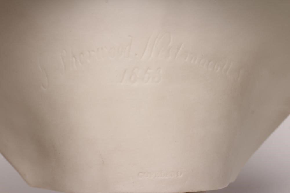 "QUEEN VICTORIA" AND "PRINCE ALBERT" - a pair of Copeland parian busts 1853 Image