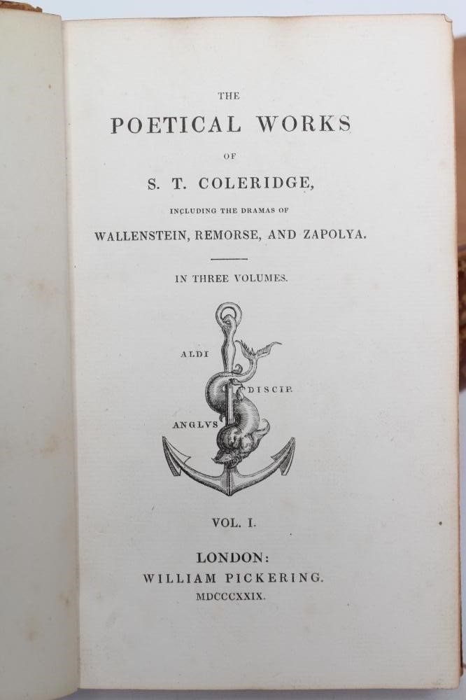 SAMUEL COLERIDGE-TAYLOR - The Poetical Works in three volumes Image