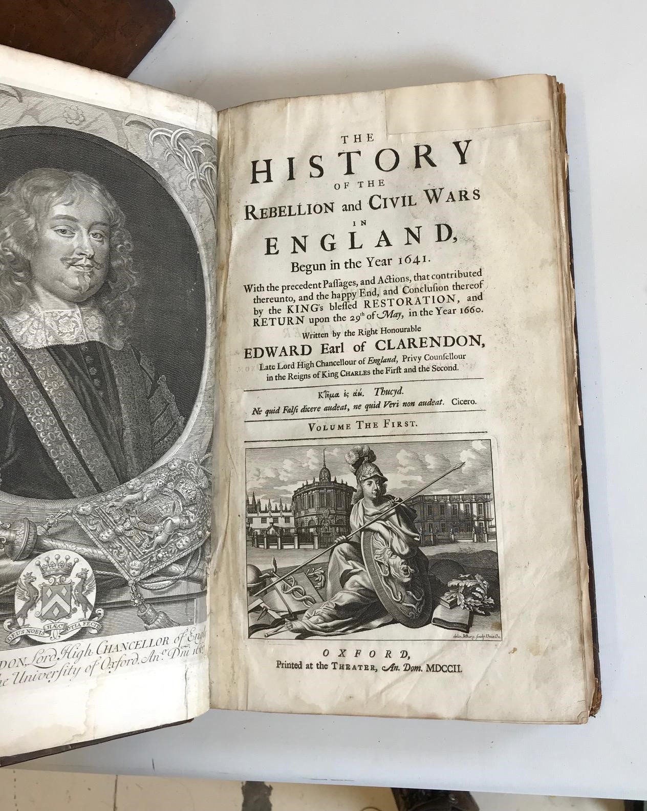 THE HISTORY OF THE REBELLION AND CIVIL WARS IN ENGLAND Image