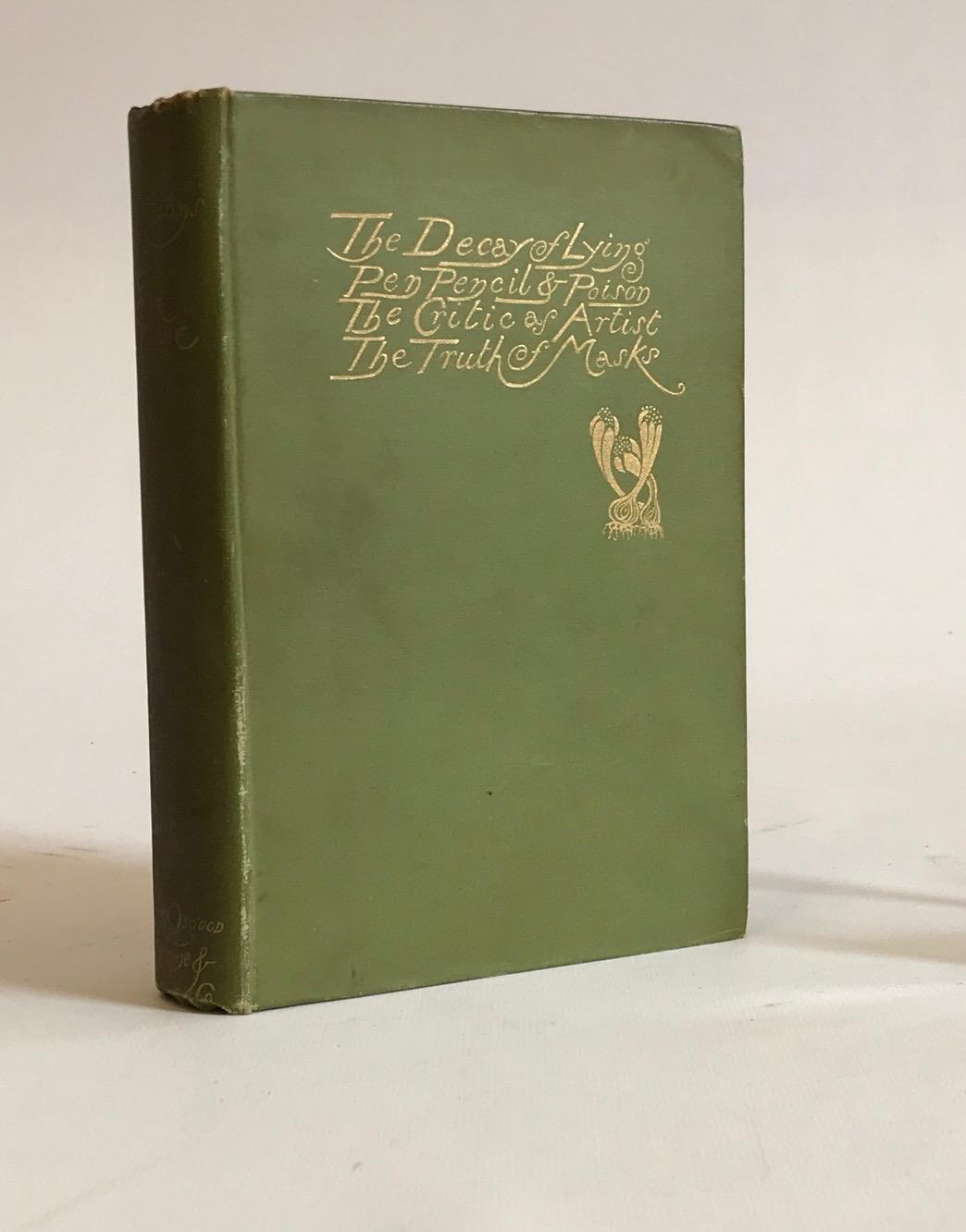 INTENTIONS BY OSCAR WILDE Image