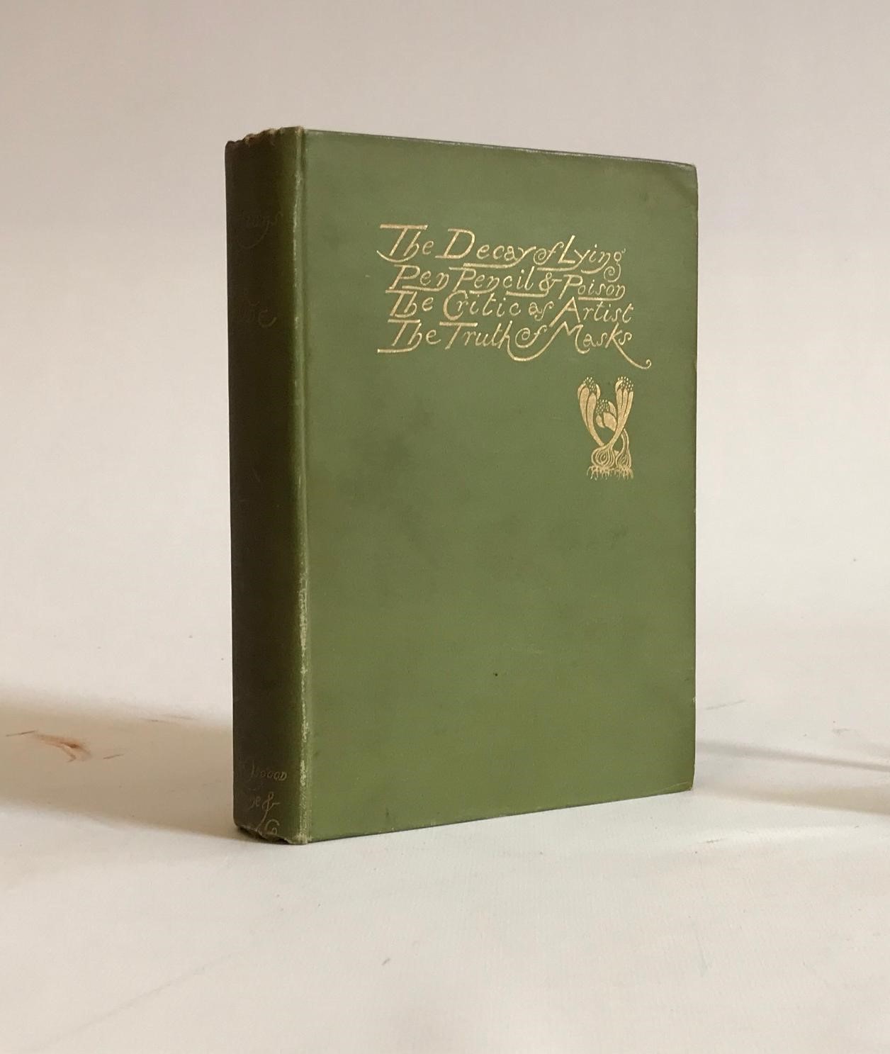 INTENTIONS BY OSCAR WILDE Image