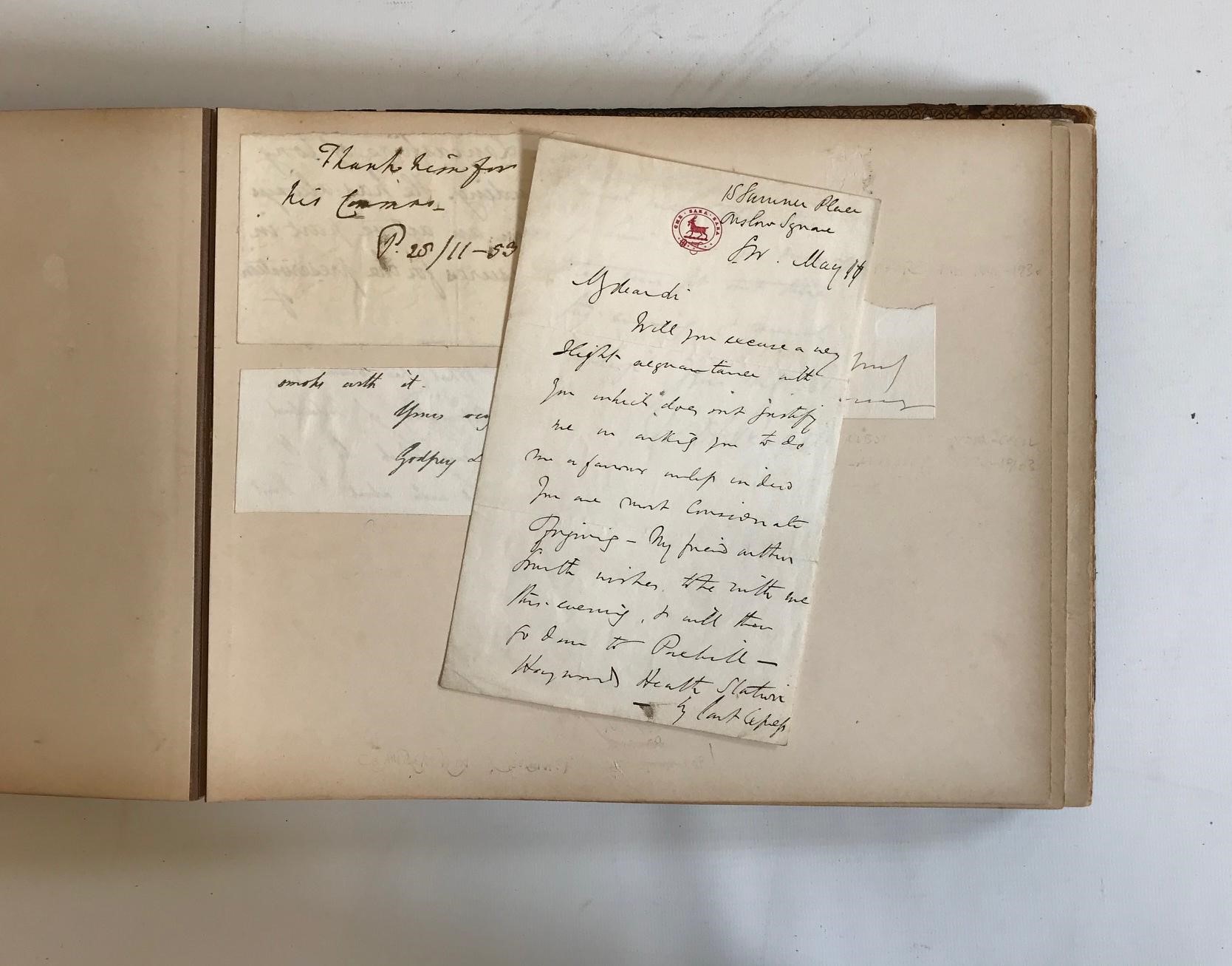 VICTORIAN AUTOGRAPH ALBUM Image