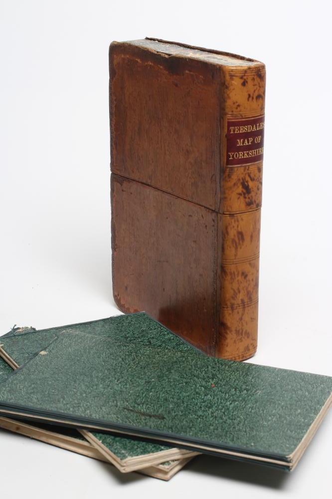 TEESDALE'S MAP OF YORKSHIRE Image