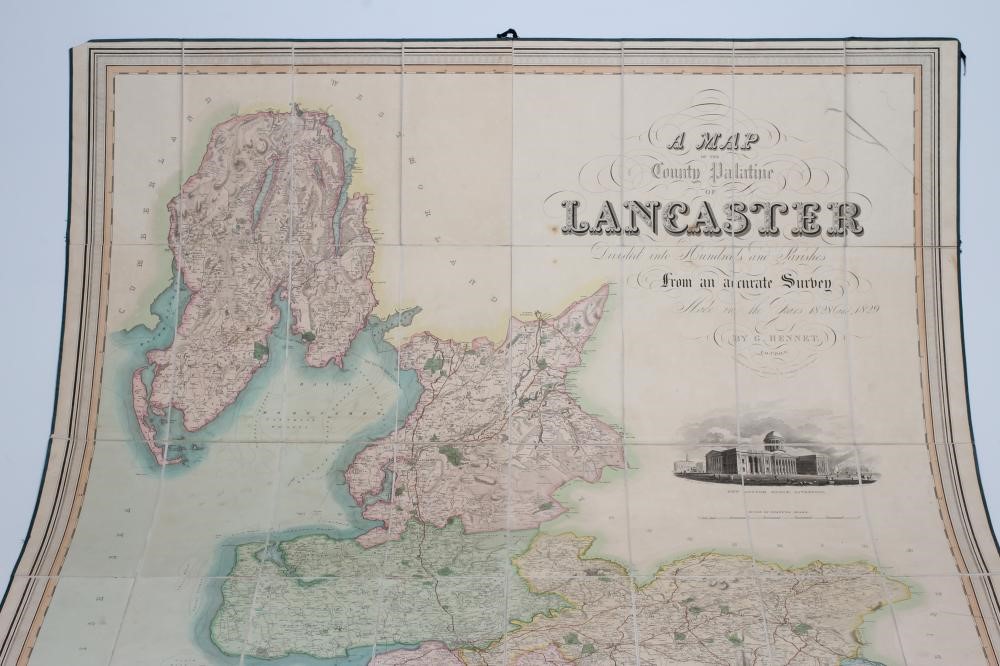 TEESDALE'S MAP OF LANCASHIRE Image