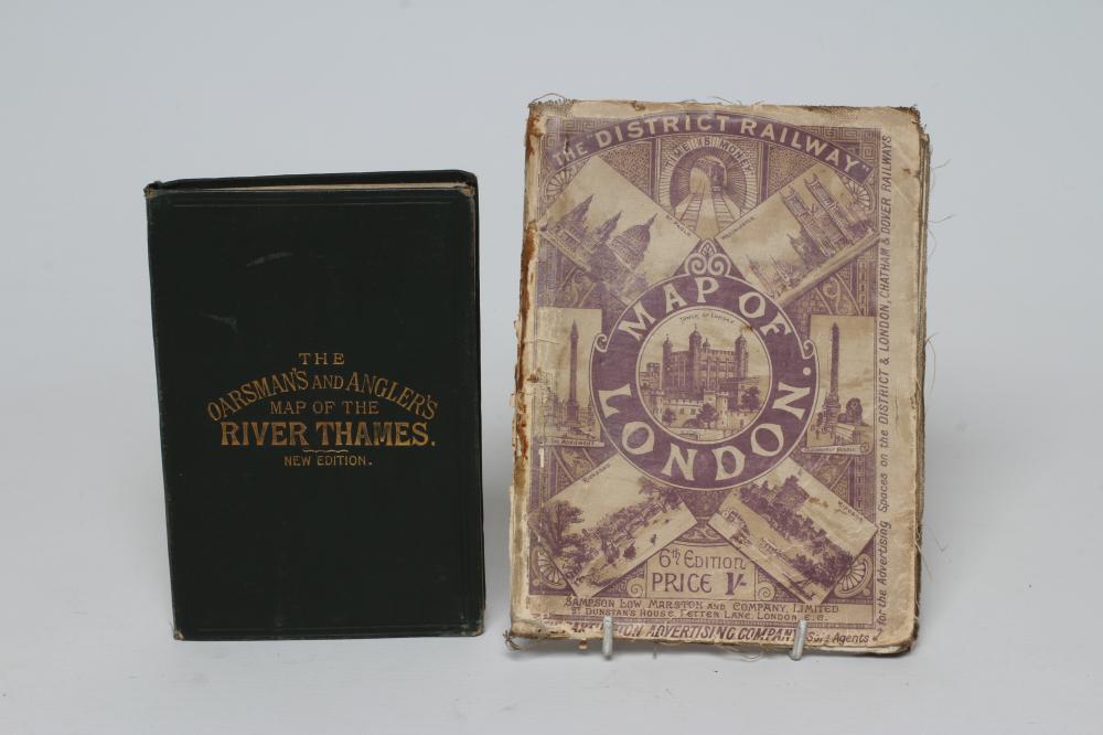 A JUBILEE EDITION DISTRICT RAILWAY MAP OF LONDON Image