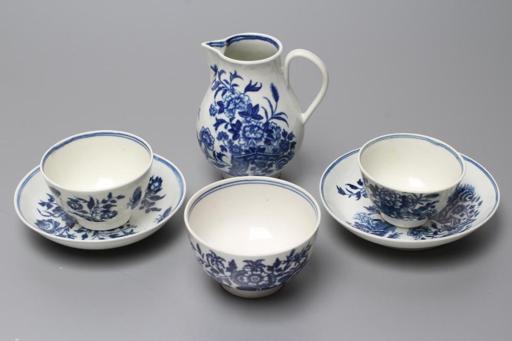 A FIRST PERIOD WORCESTER PORCELAIN SPARROW BEAK JUG Image