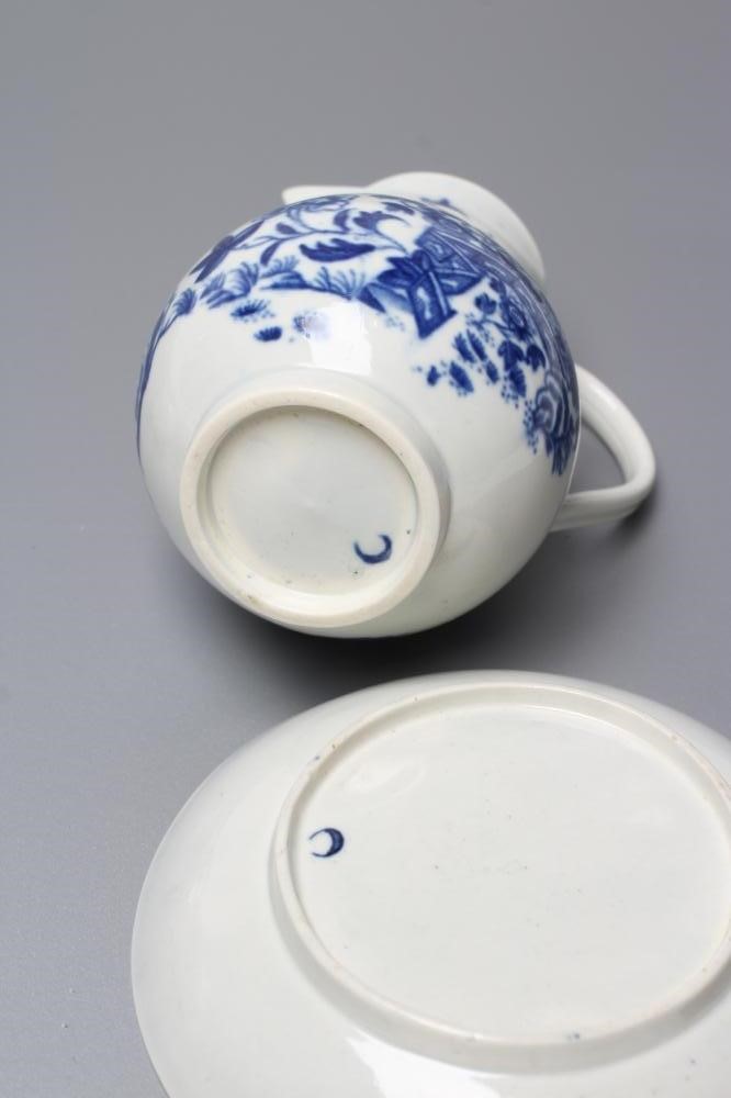 A FIRST PERIOD WORCESTER PORCELAIN SPARROW BEAK JUG Image