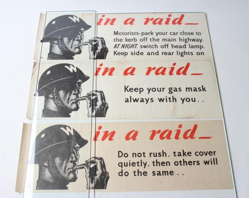 FIVE SECOND WORLD WAR PROPAGANDA OR ADVISORY POSTERS Image