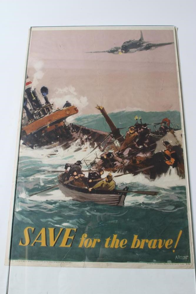 FIVE SECOND WORLD WAR PROPAGANDA OR ADVISORY POSTERS Image