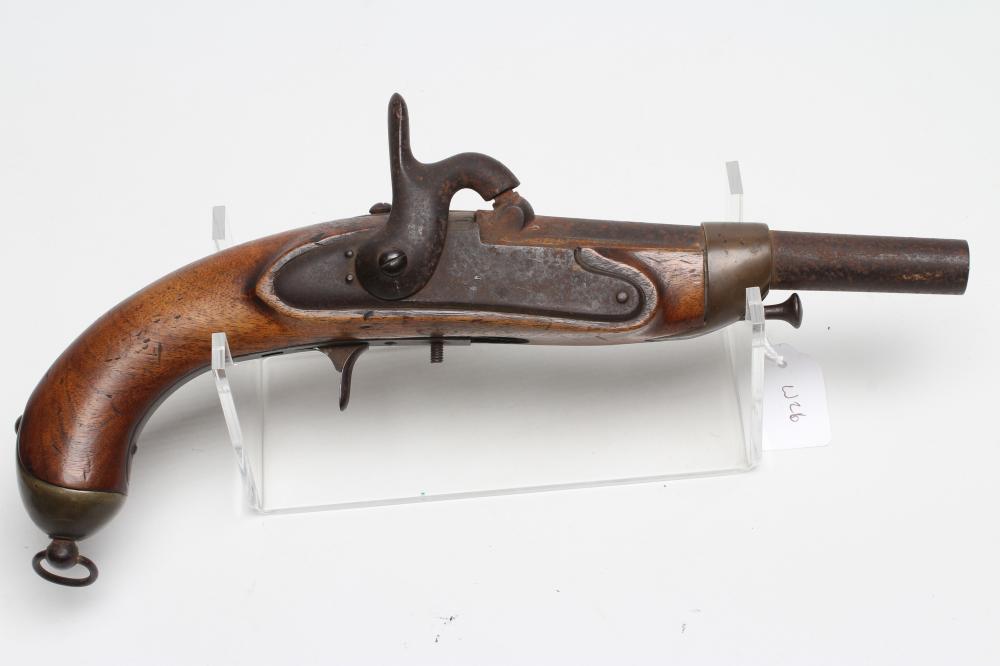 A FRENCH MODEL 1822 CAVALRY PERCUSSION PISTOL Image