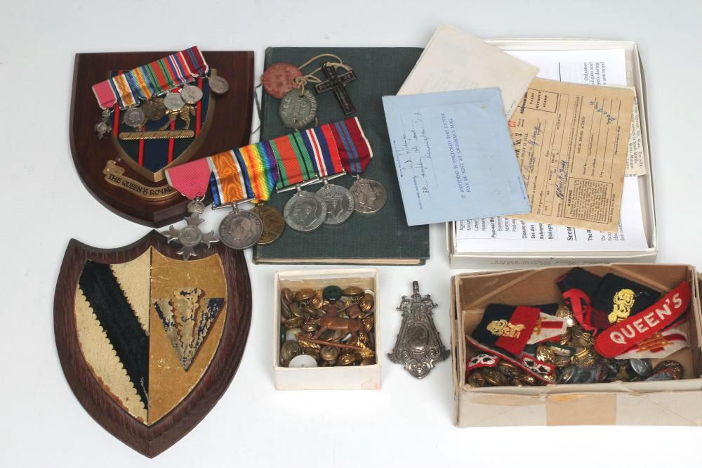 A FAMILY OF FIRST AND SECOND WORLD WAR MEDALS AWARDED TO COLONEL JOHN PERRETT-YOUNG Image