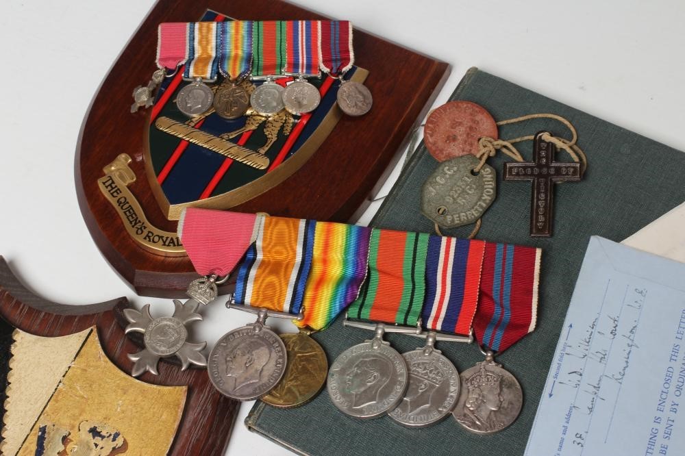 A FAMILY OF FIRST AND SECOND WORLD WAR MEDALS AWARDED TO COLONEL JOHN PERRETT-YOUNG Image