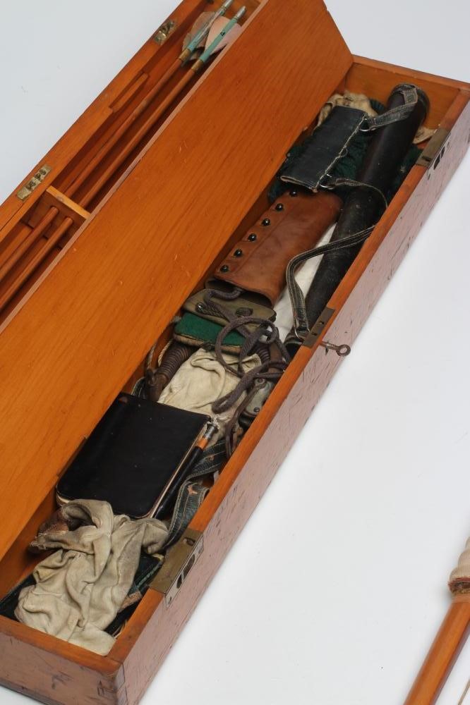 A CASED EDWARDIAN LADIES COMPETITION ARCHERY SET Image