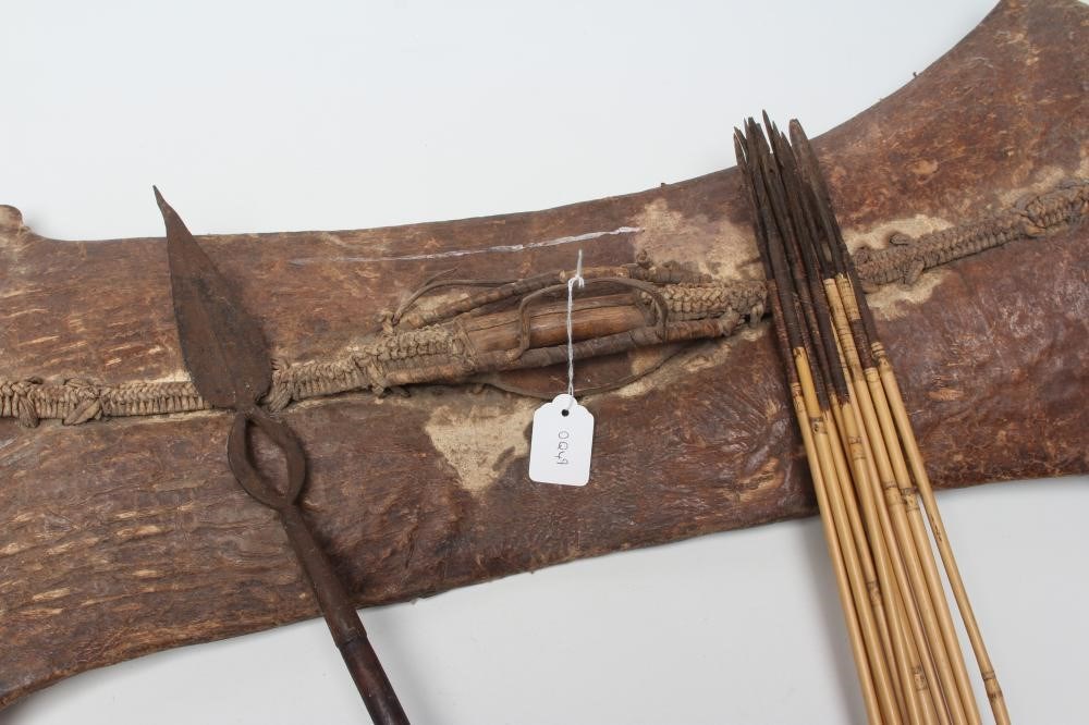 AN AFRICAN SHIELD OF THE TURKANA PEOPLE Image