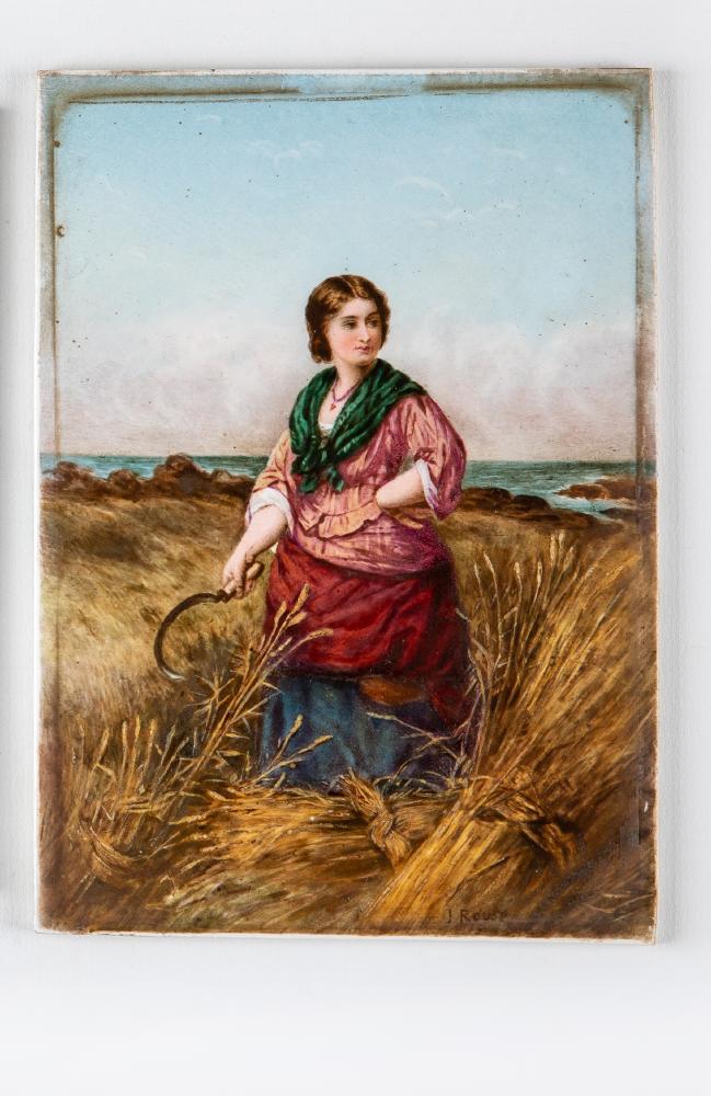 AN ENGLISH PORCELAIN PLAQUE Image