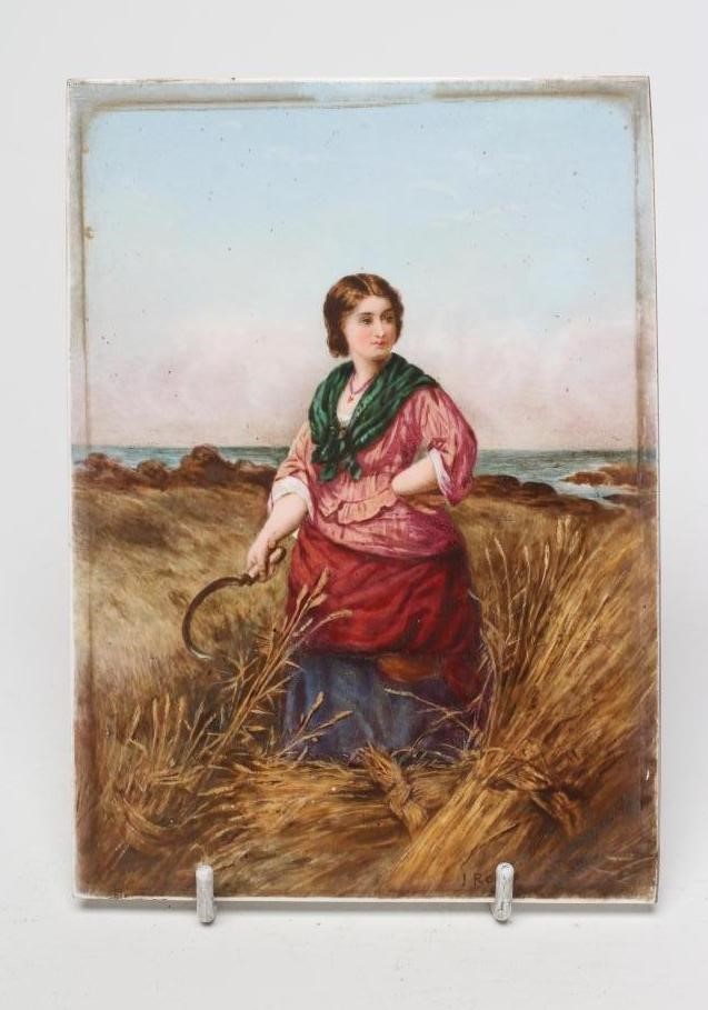 AN ENGLISH PORCELAIN PLAQUE Image