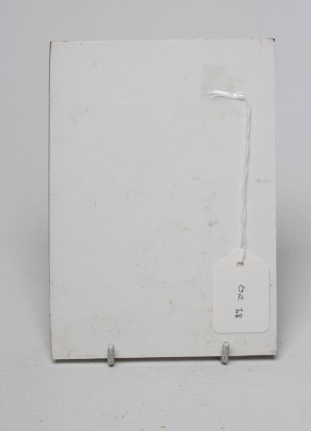 AN ENGLISH PORCELAIN PLAQUE Image