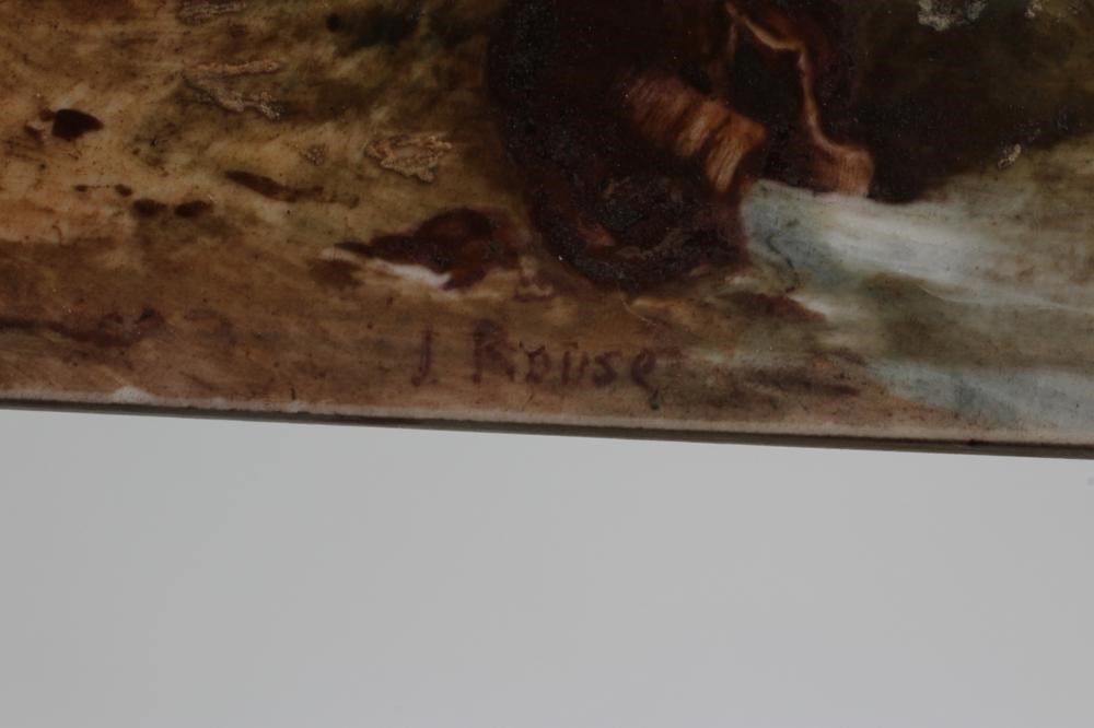 AN ENGLISH PORCELAIN PLAQUE Image