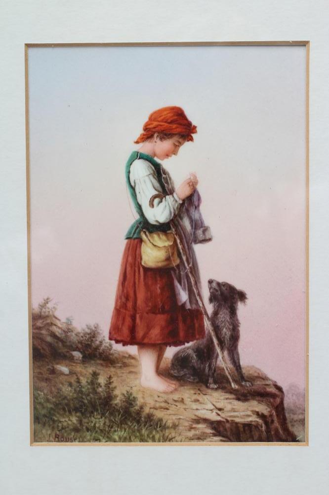 AN ENGLISH PORCELAIN PLAQUE Image