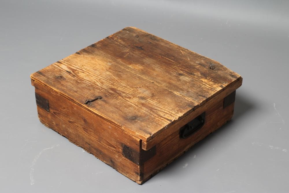 A SET OF EIGHT LIGNUM VITAE LAWN BOWLING BALLS together with a pair of Jacks Image