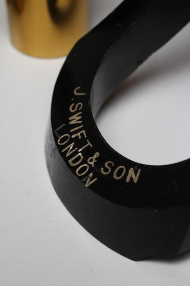 A J. SWIFT & SON LONDON MONOCULAR MICROSCOPE Image