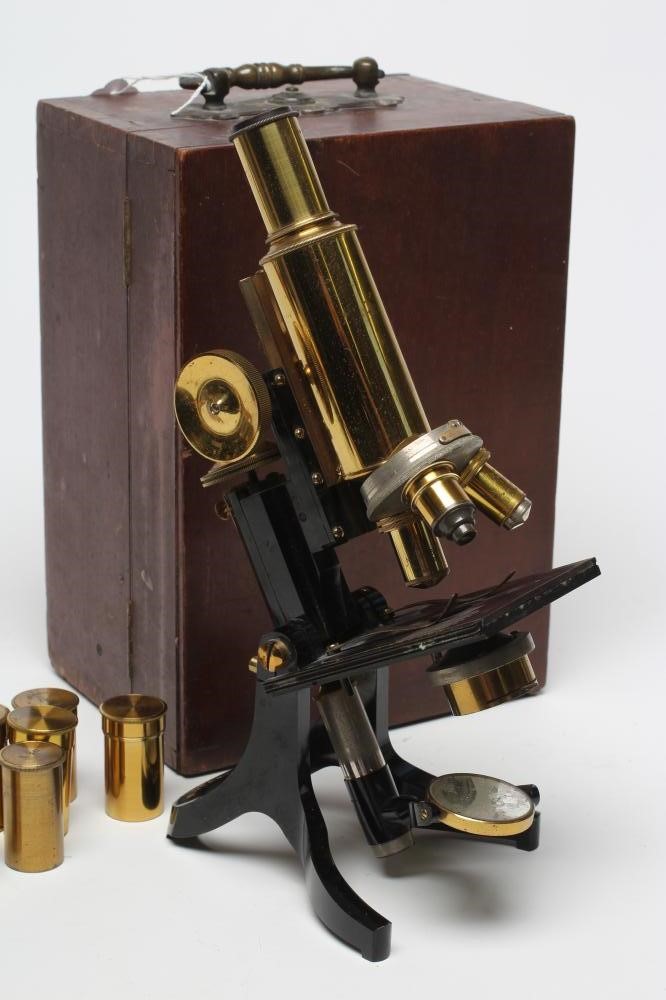 A J. SWIFT & SON LONDON MONOCULAR MICROSCOPE Image