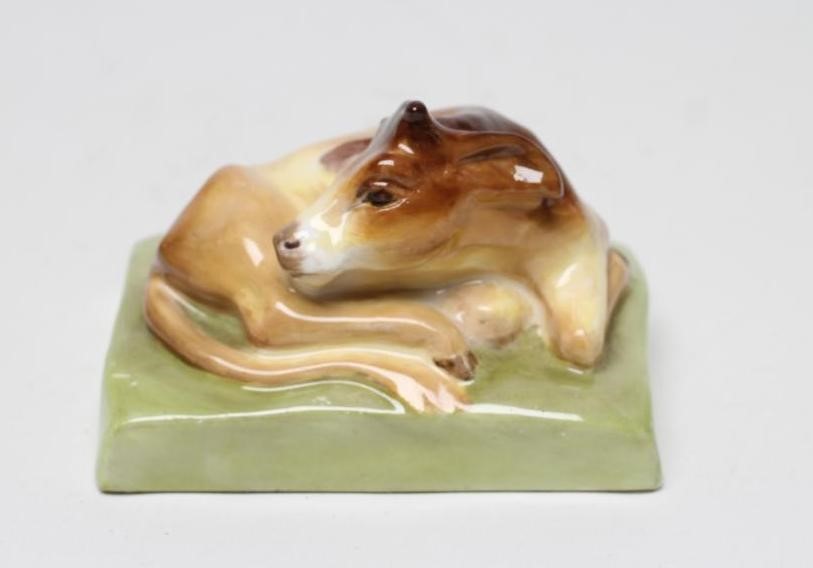 A ROYAL WORCESTER CHINA CALF Image