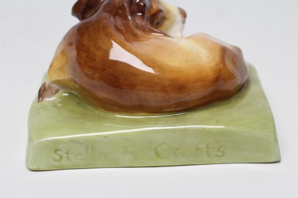 A ROYAL WORCESTER CHINA CALF Image