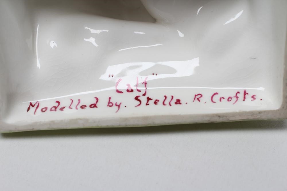 A ROYAL WORCESTER CHINA CALF Image