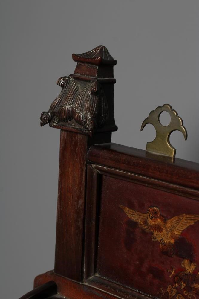 AN AESTHETIC CHINOISERIE MAHOGANY WALL BRACKET Image