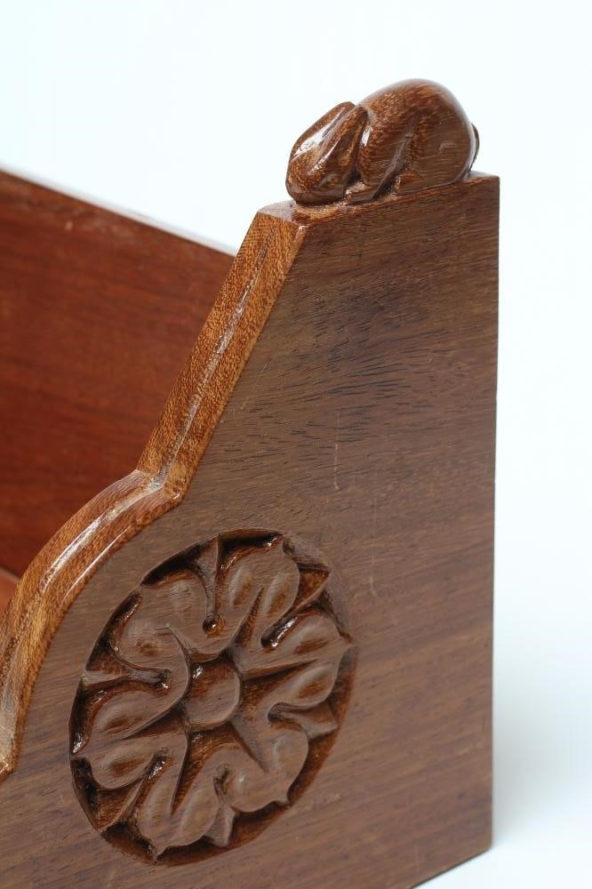 A PETER HEAP OAK BOOK TROUGH Image