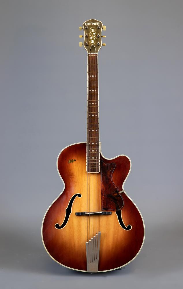 A HOFNER "PRESIDENT" ARCHTOP SIX STRING ACOUSTIC GUITAR Image