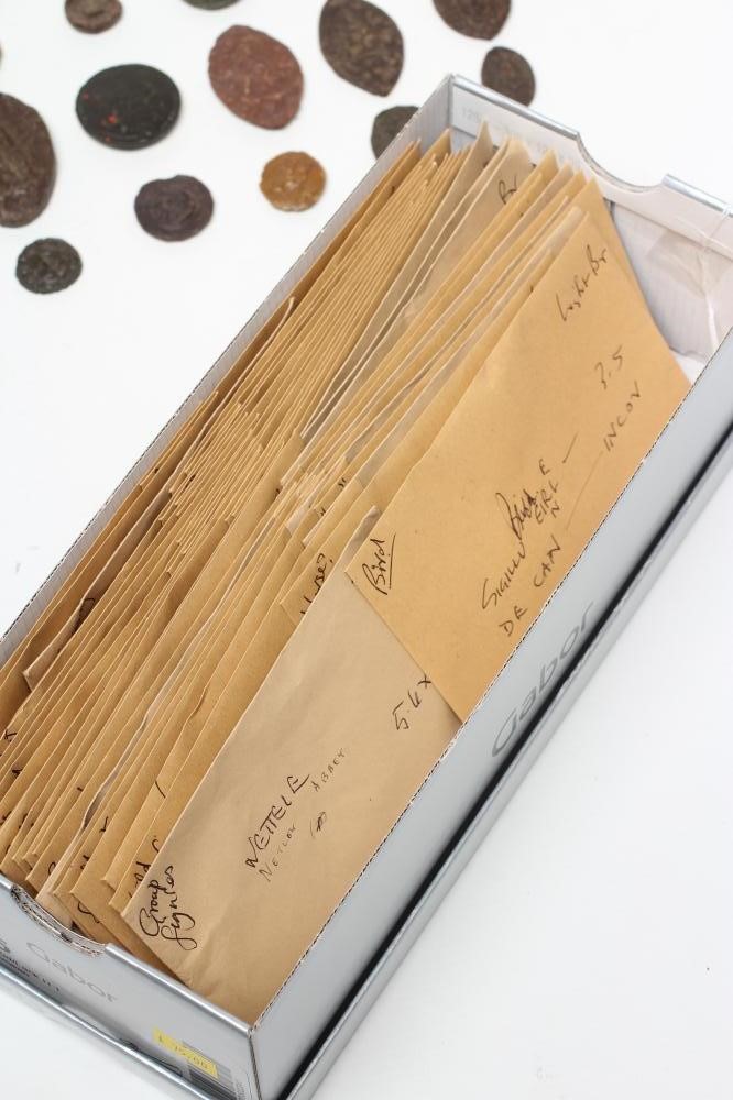 A COLLECTION OF SULPHUR CASTINGS OF ENGLISH MEDIEVAL AND LATER SEALS Image