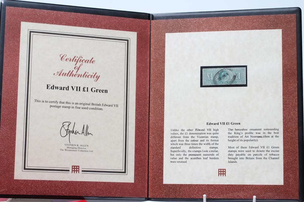 EDWARD VII £1 GREEN Image