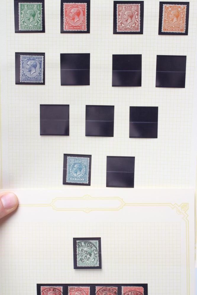 NINETEEN ALBUM PAGES GEORGE V DOWNEY HEADS ROYAL CYPHER ETC Image