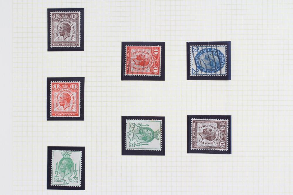 ALBUM PAGE 1929 PUC inverted and sideways watermark Image