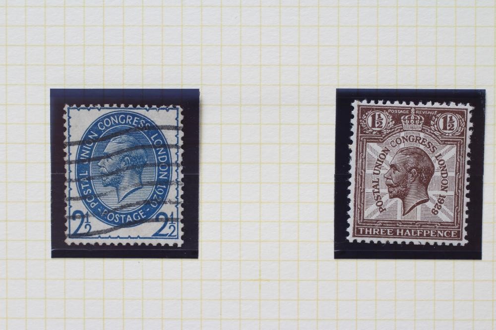 ALBUM PAGE 1929 PUC inverted and sideways watermark Image