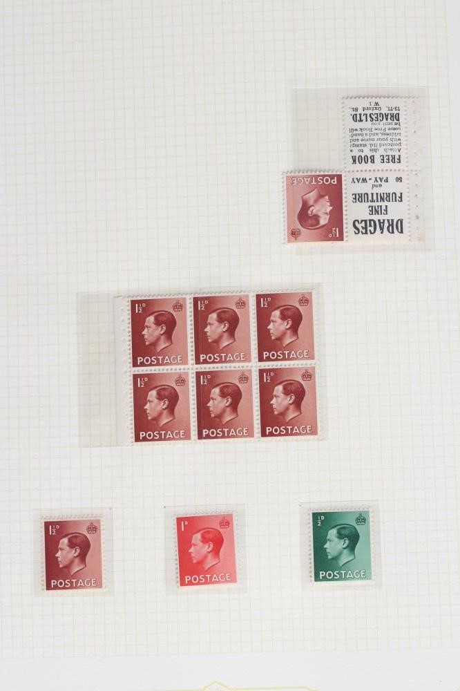 RED BINDER GB STAMPS Image