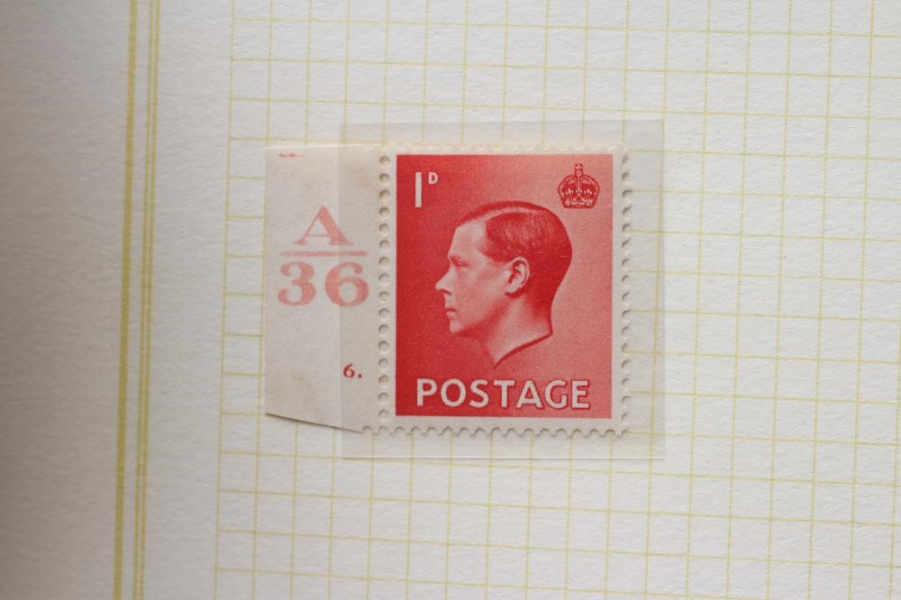 RED BINDER GB STAMPS Image