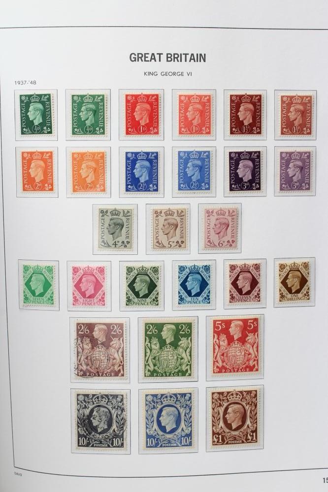 SUPER GB COLLECTION ON PRINTED LEAVES including thirteen Penny Blacks including one on cover Image