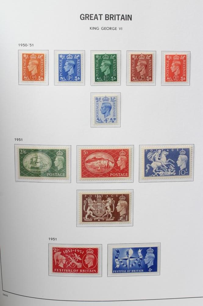 SUPER GB COLLECTION ON PRINTED LEAVES including thirteen Penny Blacks including one on cover Image