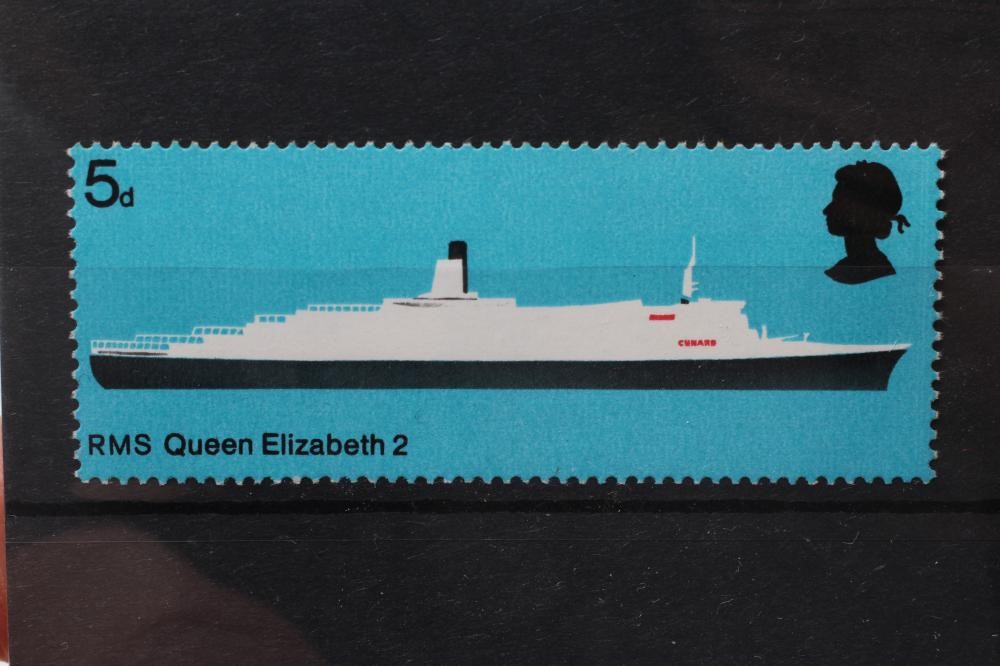 1969 BRITISH SHIPS red omitted and 1969 British Ships grey omitted  (Est. plus 21% premium inc. VAT) Image