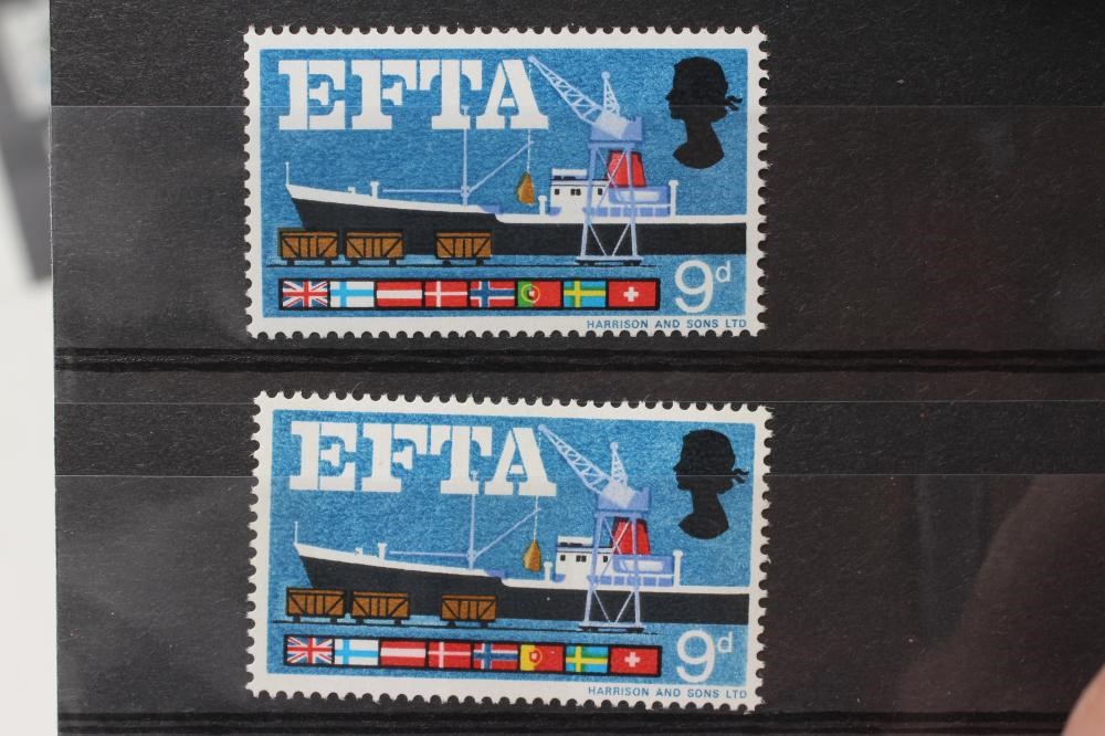 1966 HASTINGS "Magenta omitted" - no gum Image