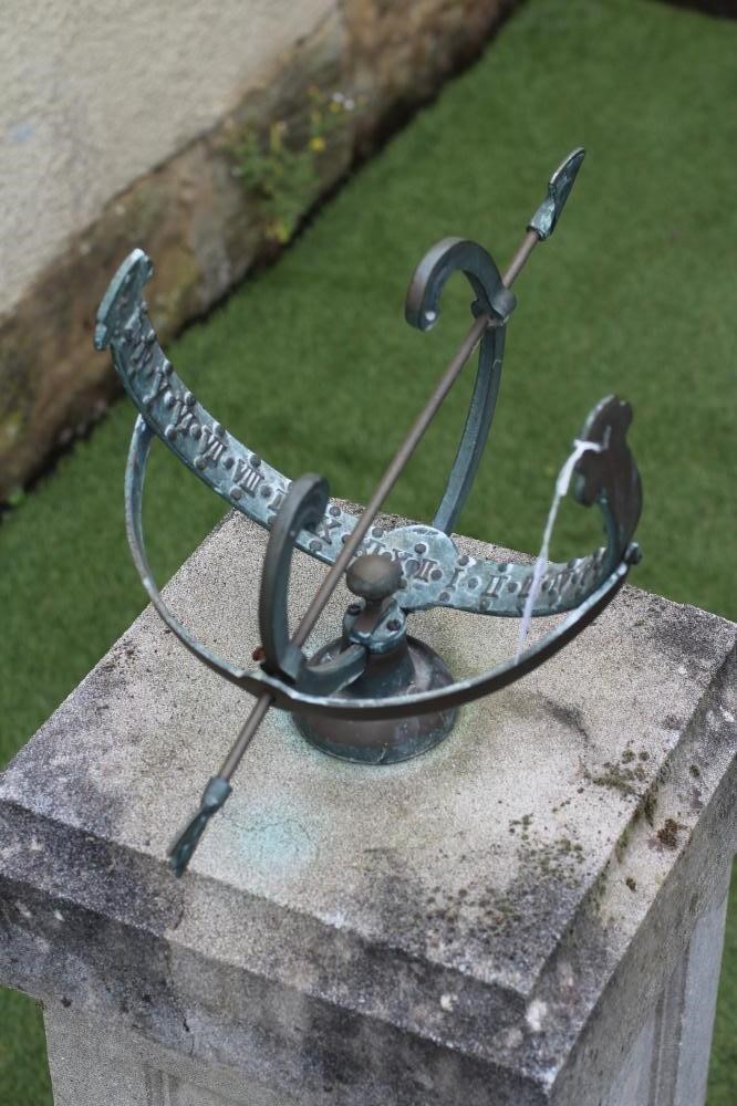A COMPOSITE STONE SUNDIAL Image