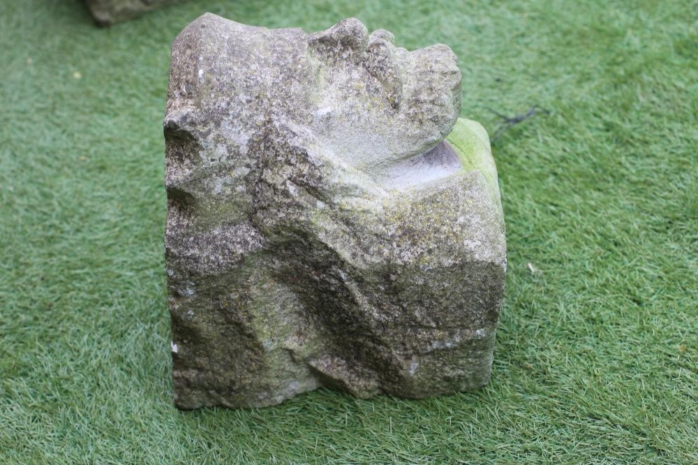 A SANDSTONE FIGURAL CORBEL Image